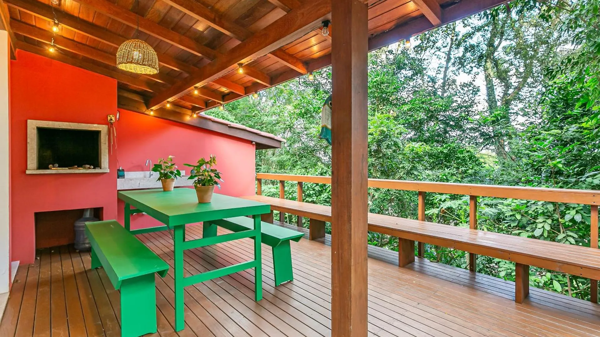 Casa Charmosa Na Mata Com Vista Da Lagoa. Florianopolis 0*,