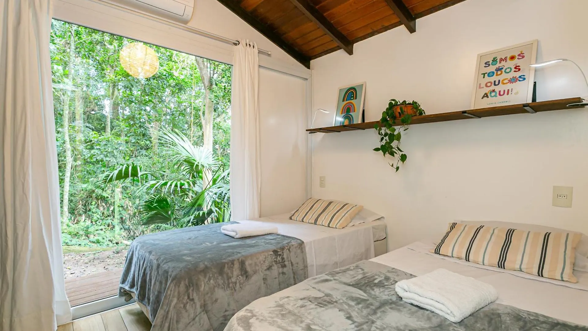Casa Charmosa Na Mata Com Vista Da Lagoa. フロリアノポリス 0*,  ブラジル
